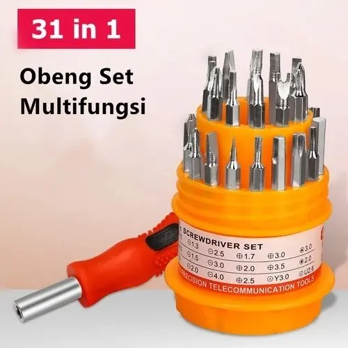 OBENG MAGNETIC 31 IN 1 SET MULTIFUNGSI