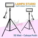 Paket Lampu Studio 50 Watt Live Podcast Youtuber