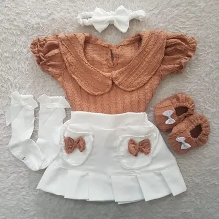 Baju Bayi Zippie Rok Set