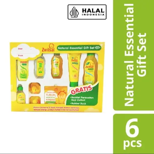 Zwitsal Essential Baby Gift Set Hampers Bayi Zwitsal Natural Paket Perlengkapan Bayi 1 Pc